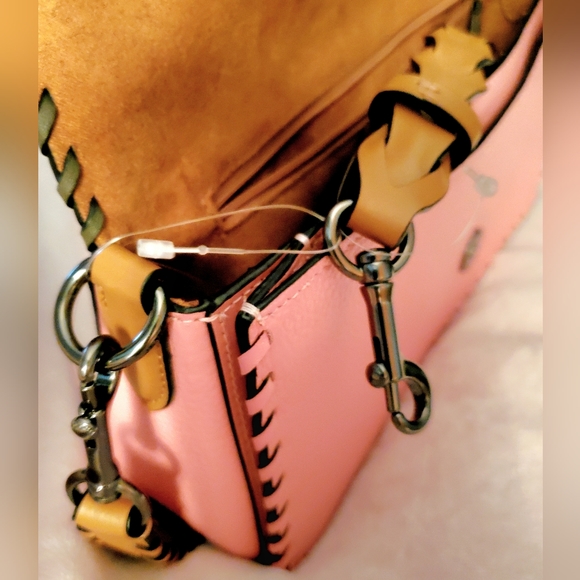 Coach, NWOT, Georgie Shoulder Bag in Colorblock with Whipstitch - Picture 9 of 10